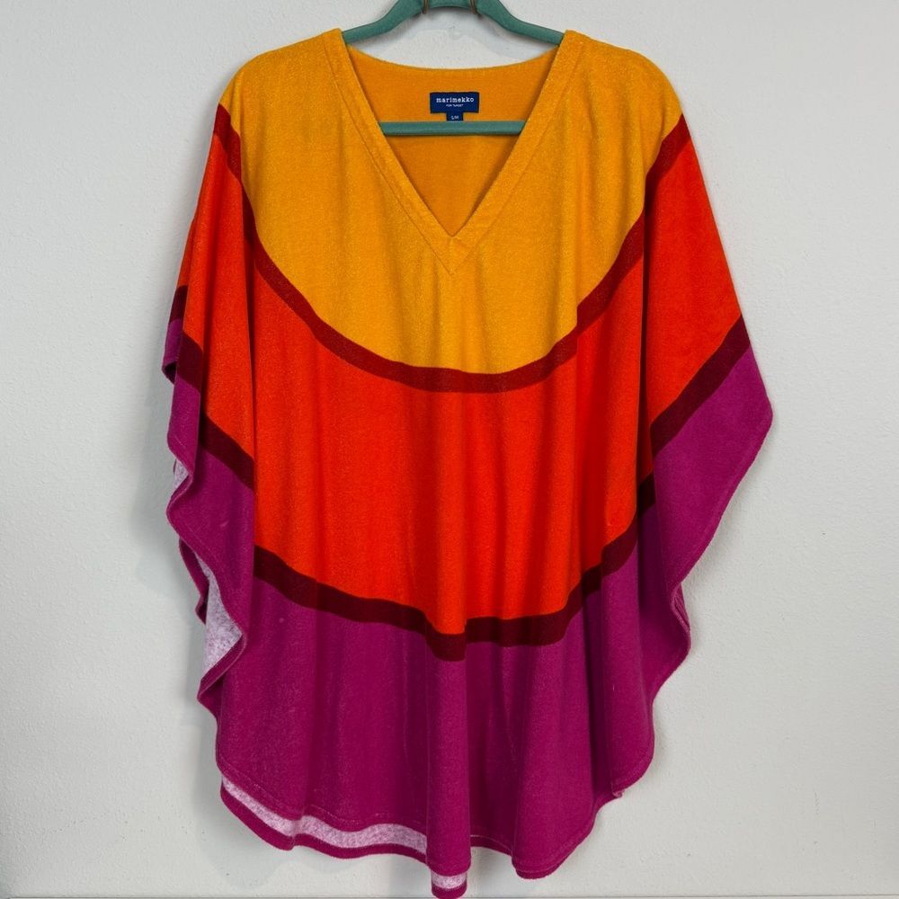Marimekko for Target Colorblock Terry Poncho Coverup S/M